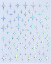 Pasties - Holo Starburst Silver JO-965