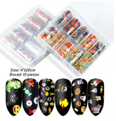Halloween!!  Clear Foil Set
