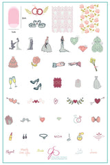 Here Comes the Bride (CjS-70) - Clear Jelly Stamping Plate