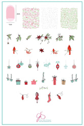 Mistletoe Wishes (CjS C-47) - Clear Jelly Stamping Plate