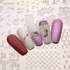 All you Need is Love (CjSV-24) - Clear Jelly Stamping Plate