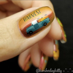 Pumpkin Patch (CjS LC-57) - Clear Jelly Stamping Plate