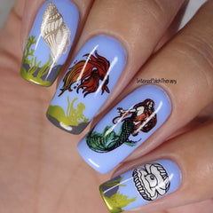 Suzie's Mermaid & Things (CjS LC-48) - Clear Jelly Stamping Plate