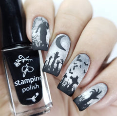 Wicked Halloween (CjS H-24) - Clear Jelly Stamping Plate