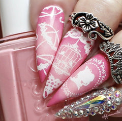 Suzie's Victorian Plate (CjS LC-45) - Clear Jelly Stamping Plate