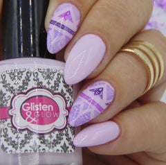 Delicate Deco (CjS-101)  - Clear Jelly Stamping Plate