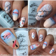 Surf's Up! - California (CjS-129) - Clear Jelly Stamping Plate