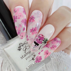 Summer (CjS-160)  - Clear Jelly Stamping Plate