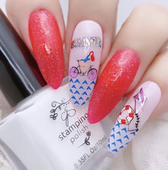 Summer Never Ends (CjS-165) - Clear Jelly Stamping Plate