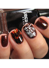 Hello Fall & Pumpkin Spice 2- Uber Chic Mini Stamping Plate