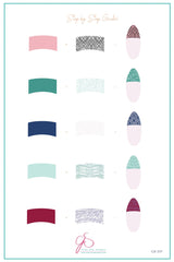 French-Textile - Collection 1 (CjS-227) Steel Nail Art Stamping Plate