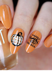 Hello Fall & Pumpkin Spice 2- Uber Chic Mini Stamping Plate