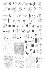 Mistletoe Wishes (CjS C-47) - Clear Jelly Stamping Plate