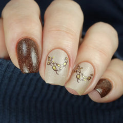 French Mani Mini (CjS-224) - Clear Jelly Stamping Plate