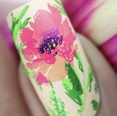 Watercolour Garden (CjS-81) - Clear Jelly Stamping Plate