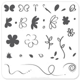 Infinite Flower (CjS-04) - CJS Small Stamping Plate