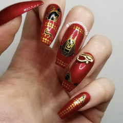 Jewels of Egypt (CjS LC-33) - Clear Jelly Stamping Plate