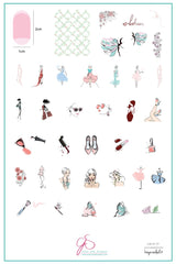 Kaye's Fashion Flavor (CjSLC-77)  - Clear Jelly Stamping Plate
