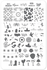 Mexico - Always In My Heart (CjS LC-43) - Clear Jelly Stamping Plate