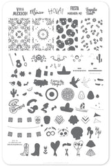 Mexico - Always In My Heart (CjS LC-43) - Clear Jelly Stamping Plate