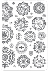 Manishas Mandalas (CjSLC-19) - Clear Jelly Stamping Plate