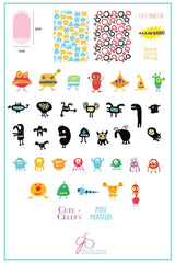 Monster Mash! (CjS H-27) - Clear Jelly Stamping Plate