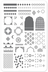 Moorish Motifs (Morocco and Spain) (CjS LC-26) - Clear Jelly Stamping Plate