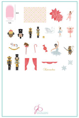 Nutcracker (CjS C-22) - Clear Jelly Stamping Plate