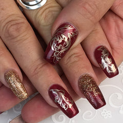 Ornamental Flourish (CjS-45) - Clear Jelly Stamping Plate