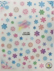 Pasties - Pastel Snowflakes Christmas # 116