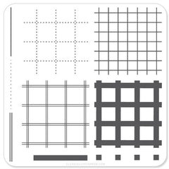 Perfectly Plaid (CjS-08) - CJS Small Stamping Plate