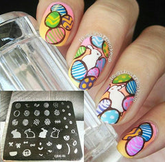 Peter Cottontails Easter Eggs (CjSH-02) - CJS Small Stamping Plate