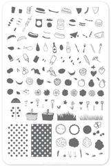 Picnic Anyone? (CjS-59) - Clear Jelly Stamping Plate