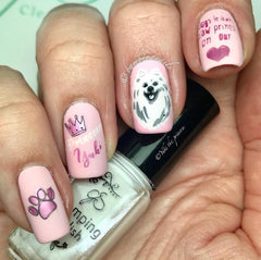 Puppy Love (CjS LC-23 ) - Clear Jelly Stamping Plate