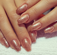 Rose Gold Glitter - Akzentz Luxio, 15ml/0.5oz