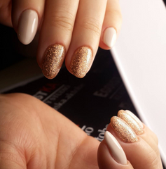 Rose Gold Glitter - Akzentz Luxio, 15ml/0.5oz