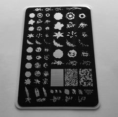 Roses Floral Garden (CjSLC-13) - Clear Jelly Stamping Plate