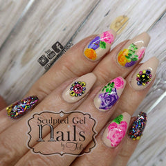 Roses Floral Garden (CjSLC-13) - Clear Jelly Stamping Plate