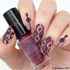 Sante Fe (CjS-34)- Clear Jelly Stamping Plate