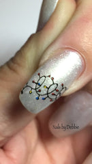 Santa's Sleigh Christmas Plate (CjSC-04) - CJS Small Stamping Plate