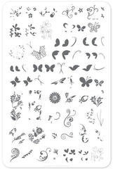 Serendipity (CjS-23) - Clear Jelly Stamping Plate