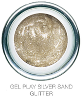 Glitter Silver Sand - Akzentz Gel Play UV/LED