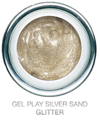 Glitter Silver Sand - Akzentz Gel Play UV/LED