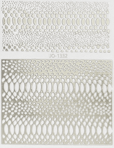 Pasties - Silver Snake Print 1332