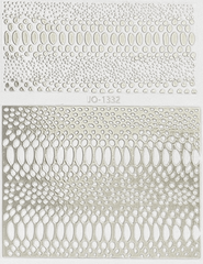 Pasties - Silver Snake Print 1332