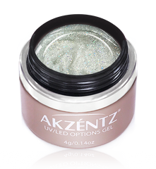Sparkles Silver Twinkle - Akzentz Options UV/LED - LuvNailz
