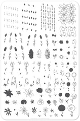 Spring Garden (CjS-29) - Clear Jelly Stamping Plate