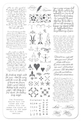 The Poet (CjS-39) - Clear Jelly Stamping Plate