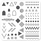 Tribal By BlackQueenNailDesign (CjSLC-02) - CJS Small Stamping Plate