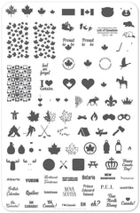 True North Strong (CjSLC-08) - Clear Jelly Stamping Plate